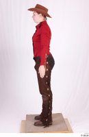  Photos Woman in Cowboy suit 1 Cowboy a poses historical clothing whole body 0003.jpg